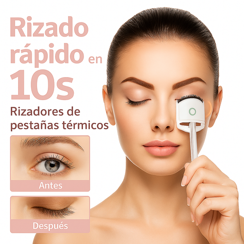 Set X2 Encrespador De Pestañas Eléctrico Usb Rizado Duradero