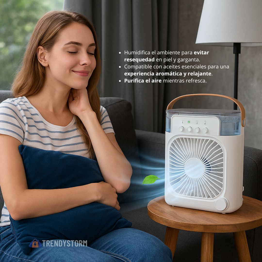 Ventilador 3 en 1: aire acondicionado, Enfriador de aire, humidificador portátil