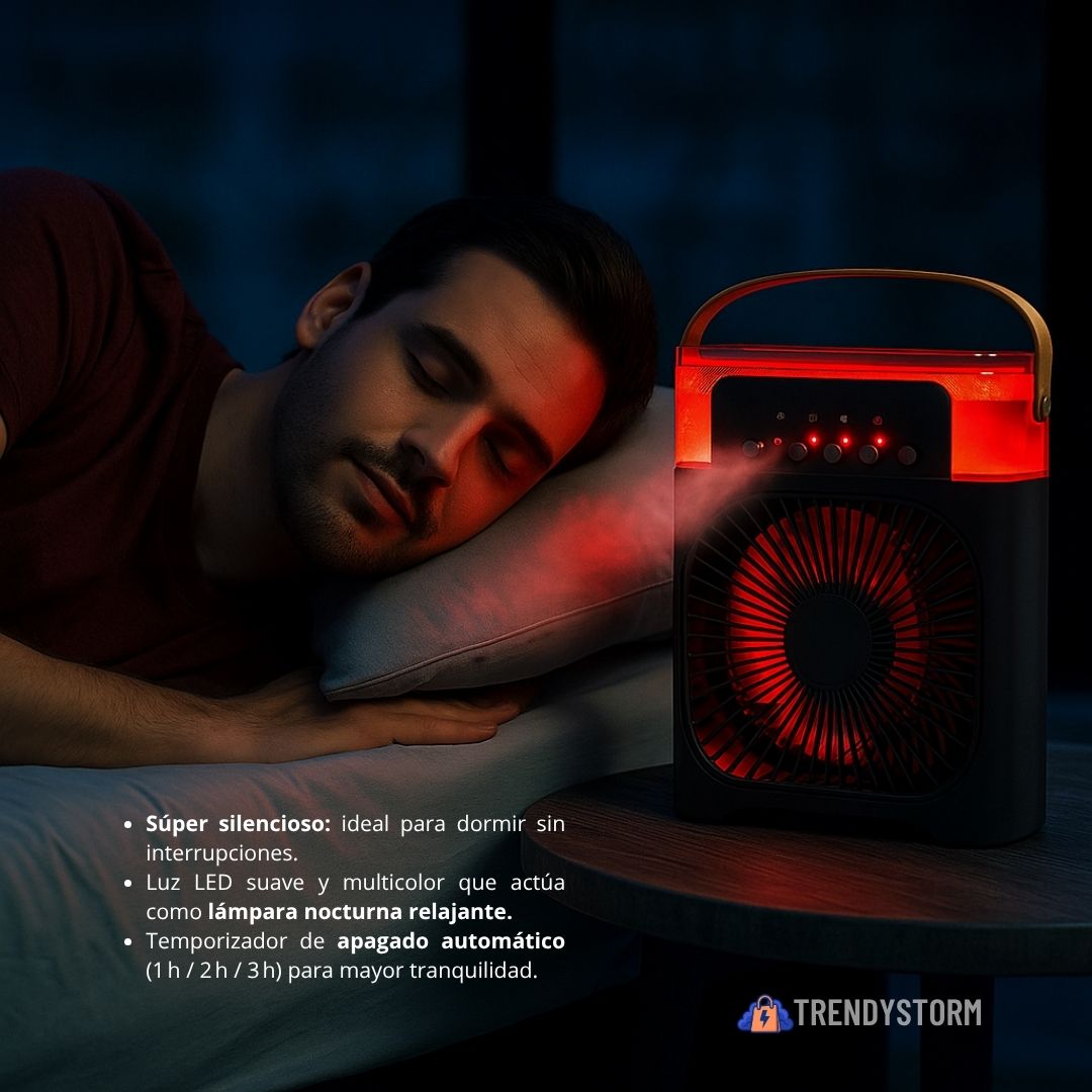 Ventilador 3 en 1: aire acondicionado, Enfriador de aire, humidificador portátil
